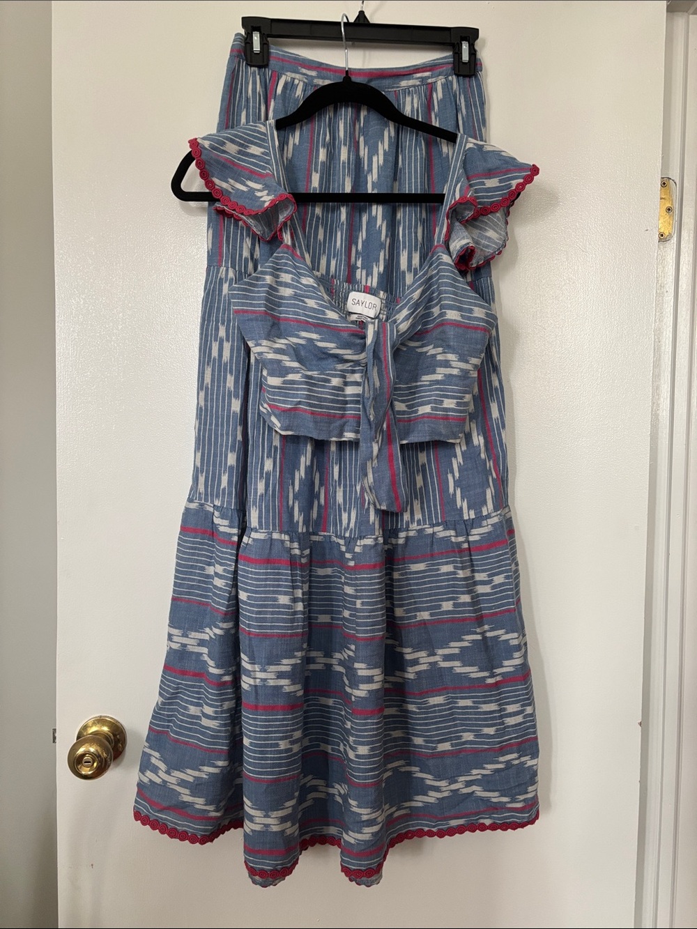 SAYLOR Summer set top and skirt size Small